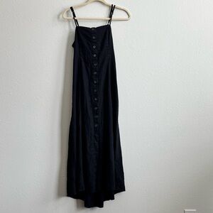 Universal Thread Black Open Back Dress